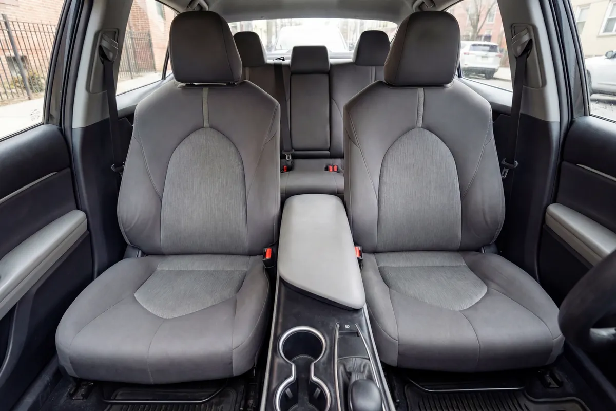 Seat Shampooing — Toyota Camry — after