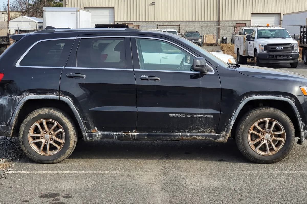 Trim Restoration — Jeep Grand Cherokee — before