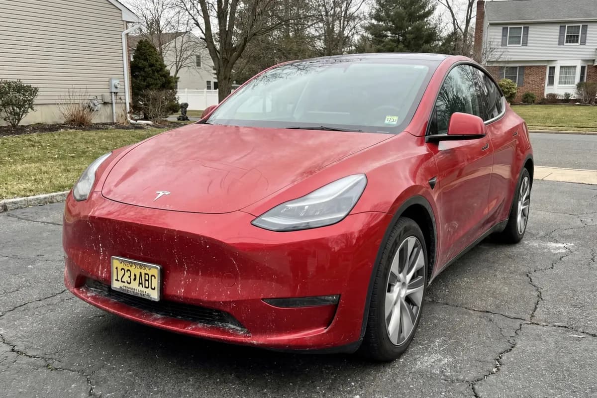 Vinyl Wrap Prep — Tesla Model Y — before